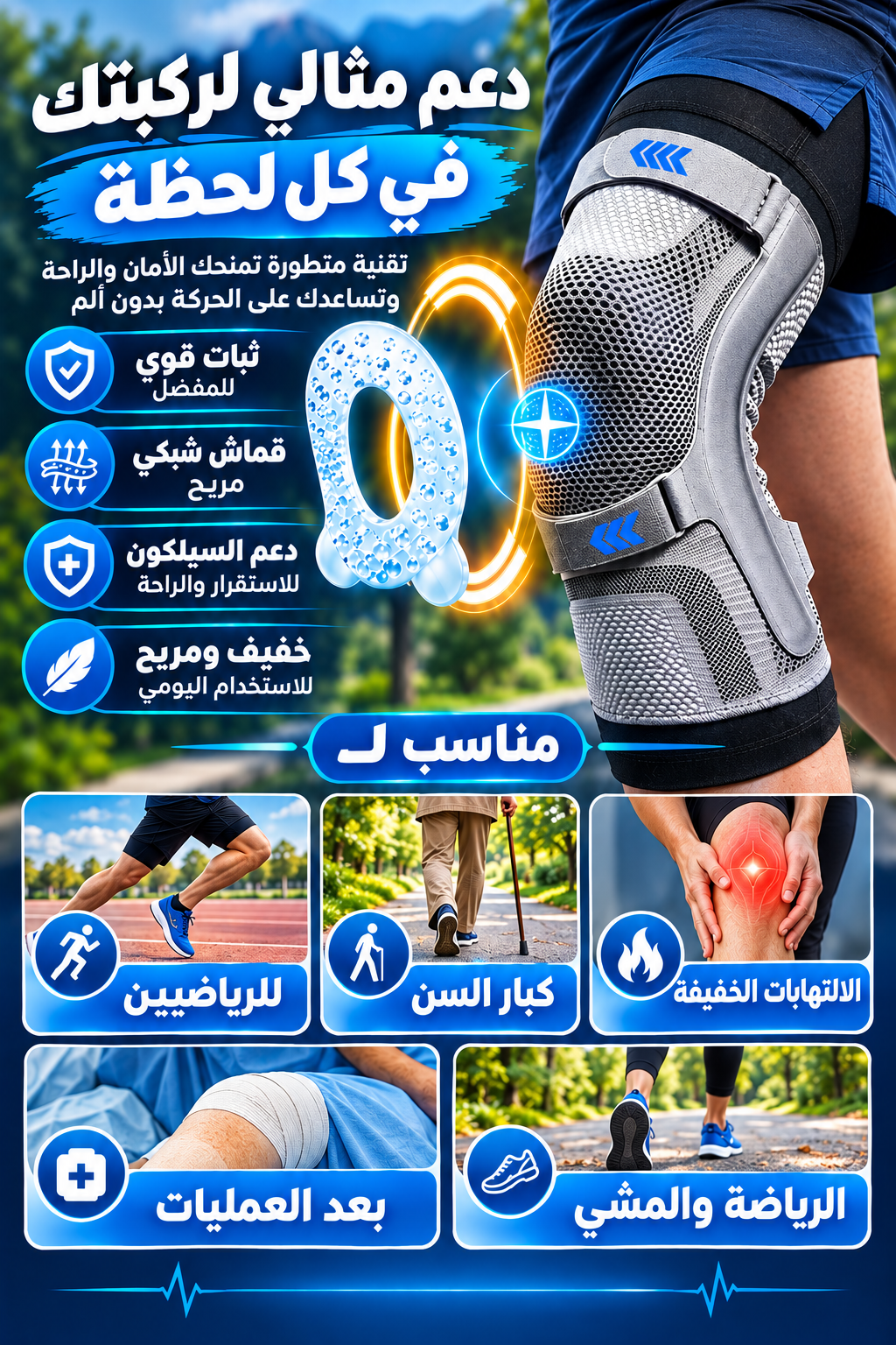 دعامة الركبة المثالية
